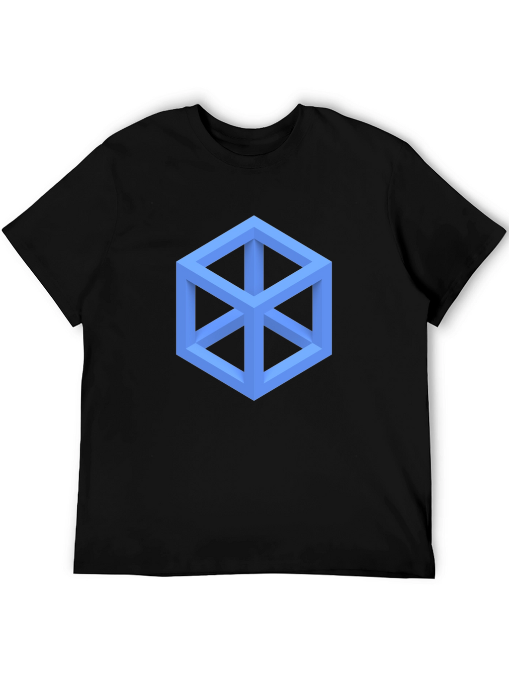 Geometric Illusion T-Shirt - Modern Design