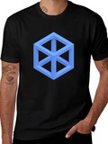 Geometric Illusion T-Shirt - Modern Design