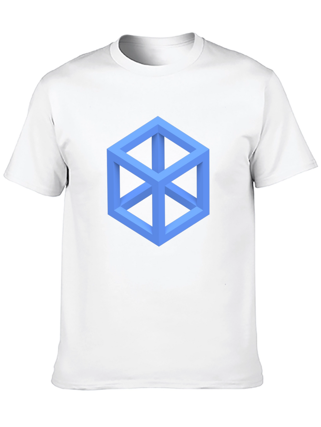 Geometric Illusion T-Shirt - Modern Design