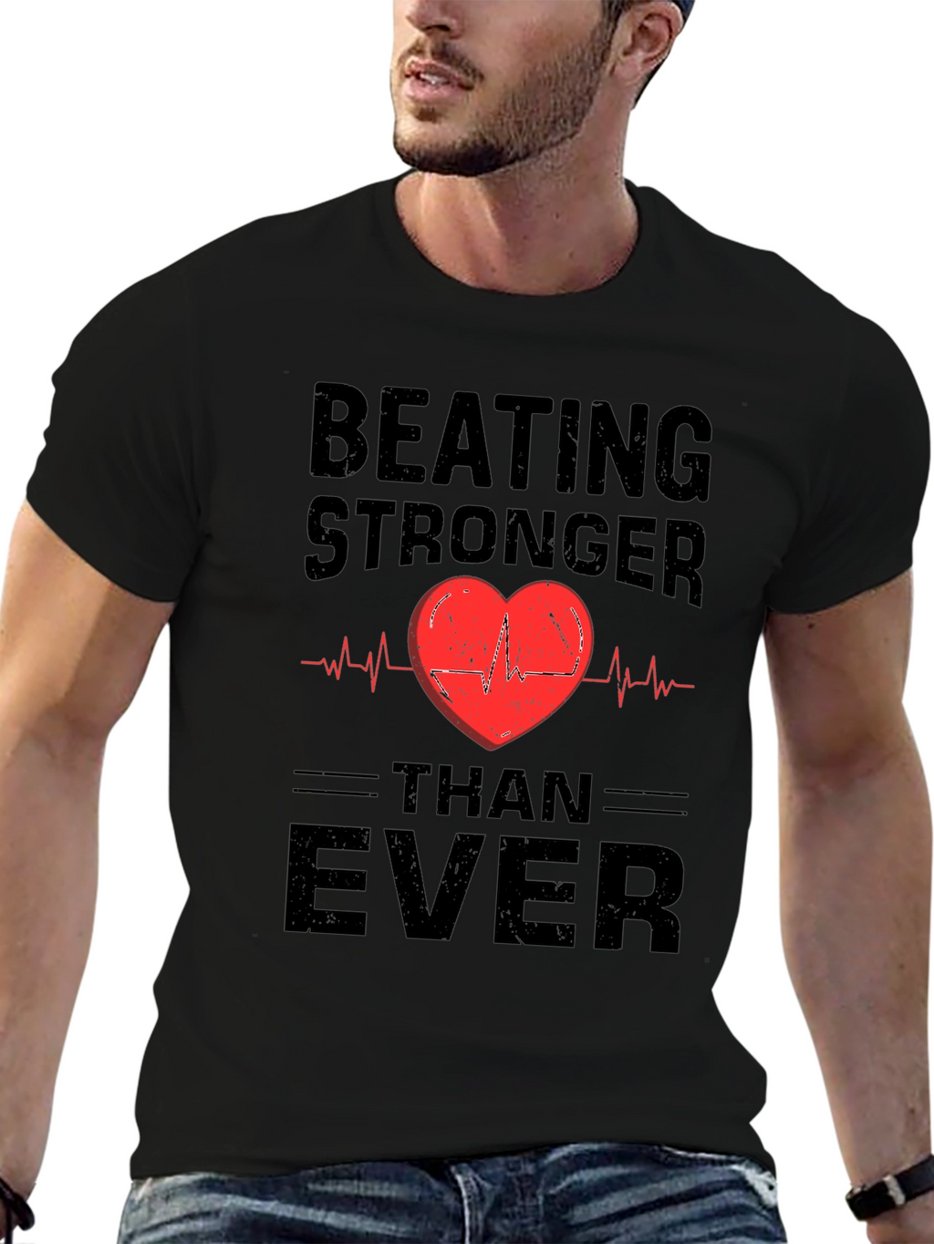 Beating Stronger Than Ever Graphic T-Shirt
