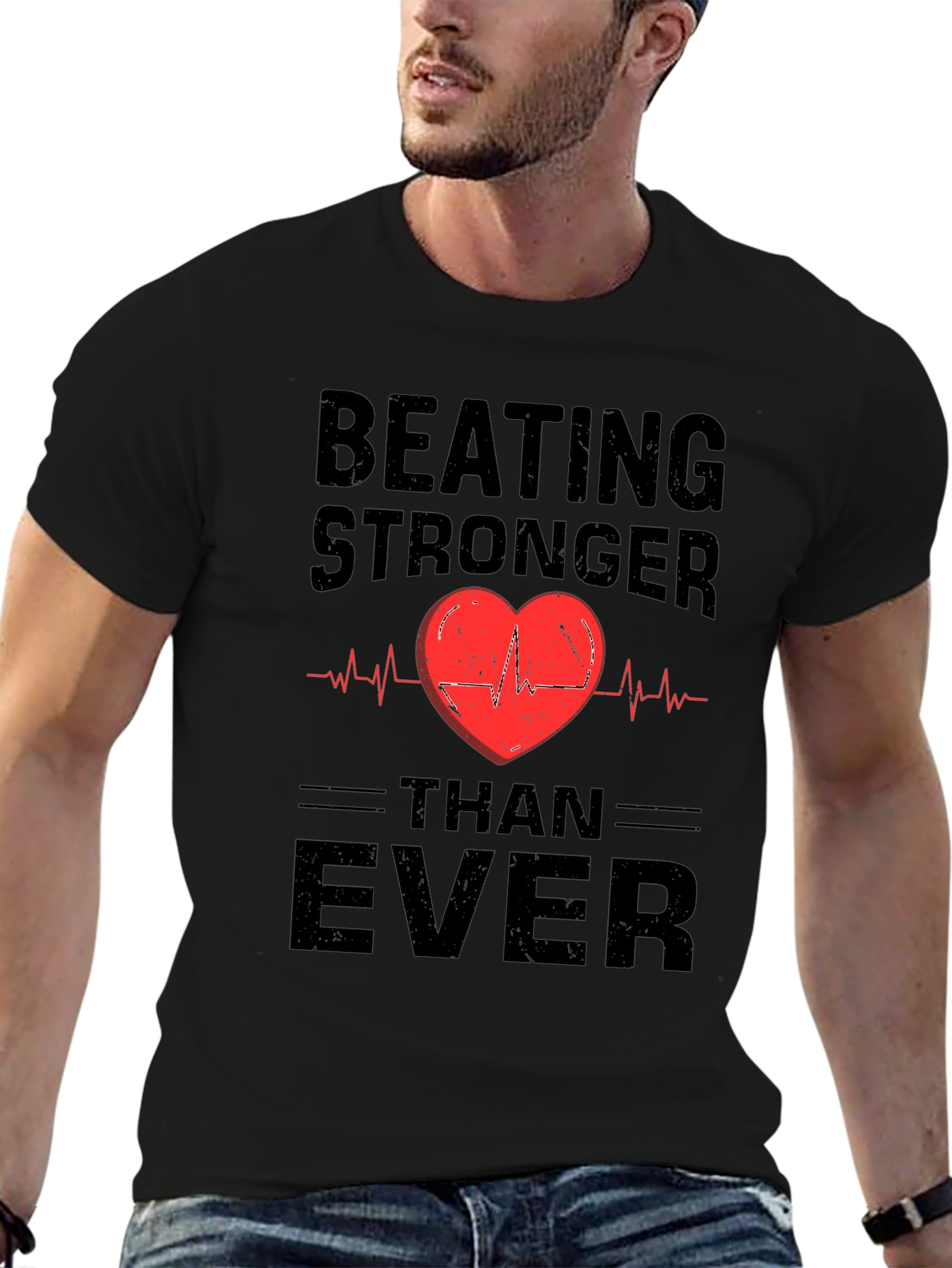 Beating Stronger Than Ever Graphic T-Shirt