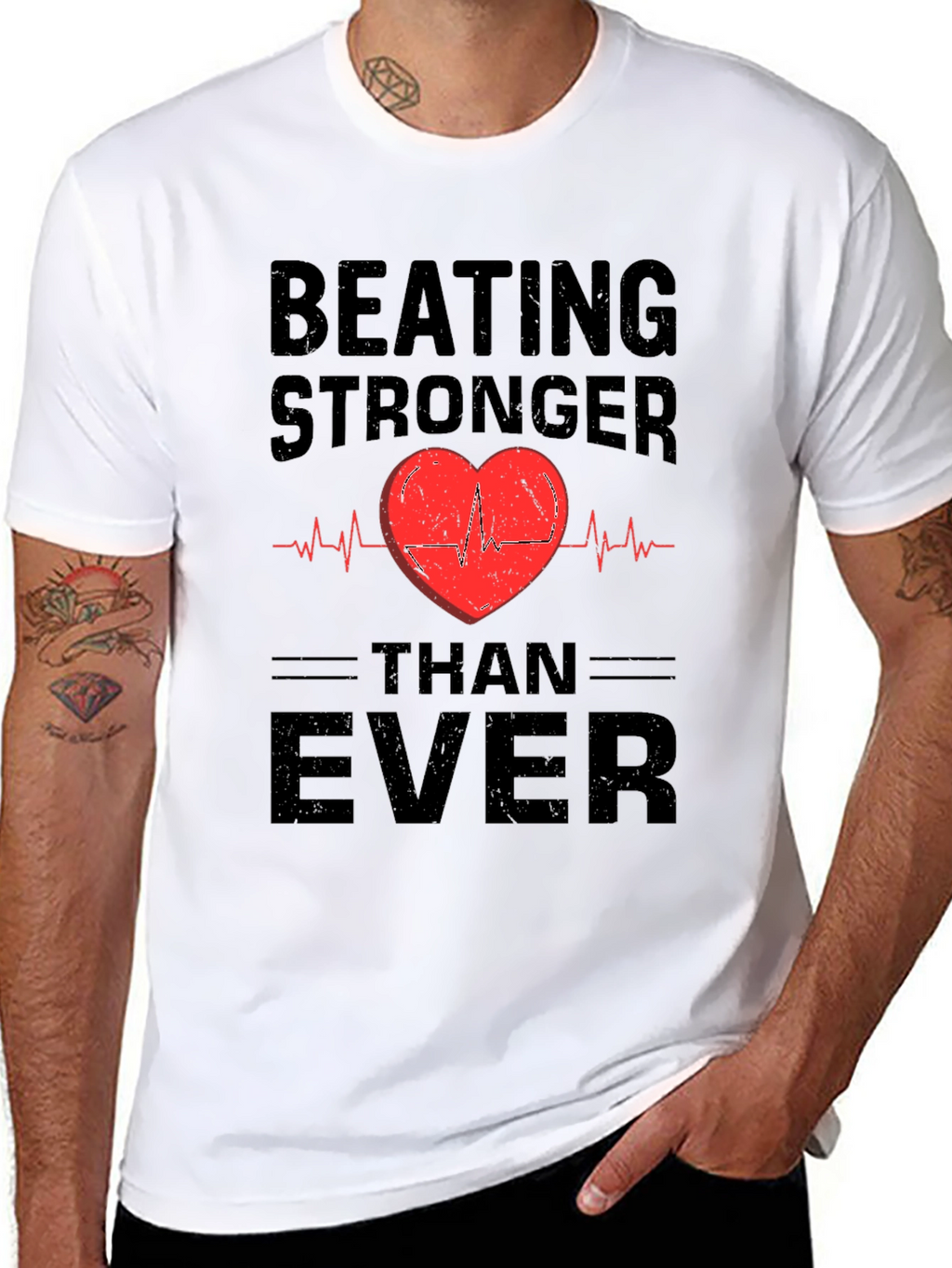 Beating Stronger Than Ever Graphic T-Shirt