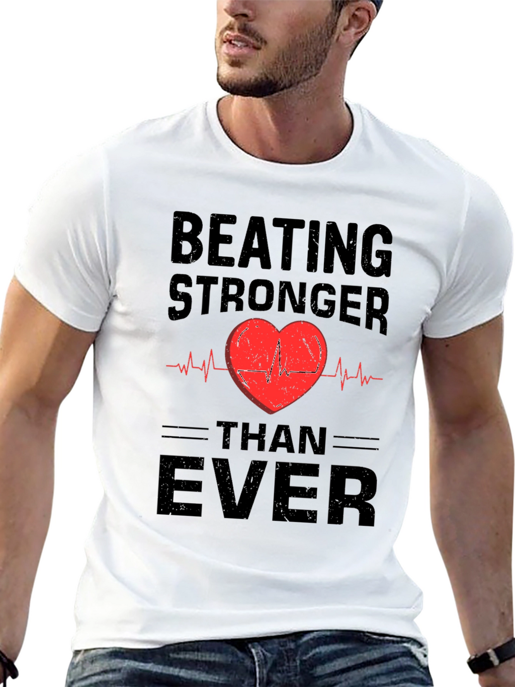 Beating Stronger Than Ever Graphic T-Shirt