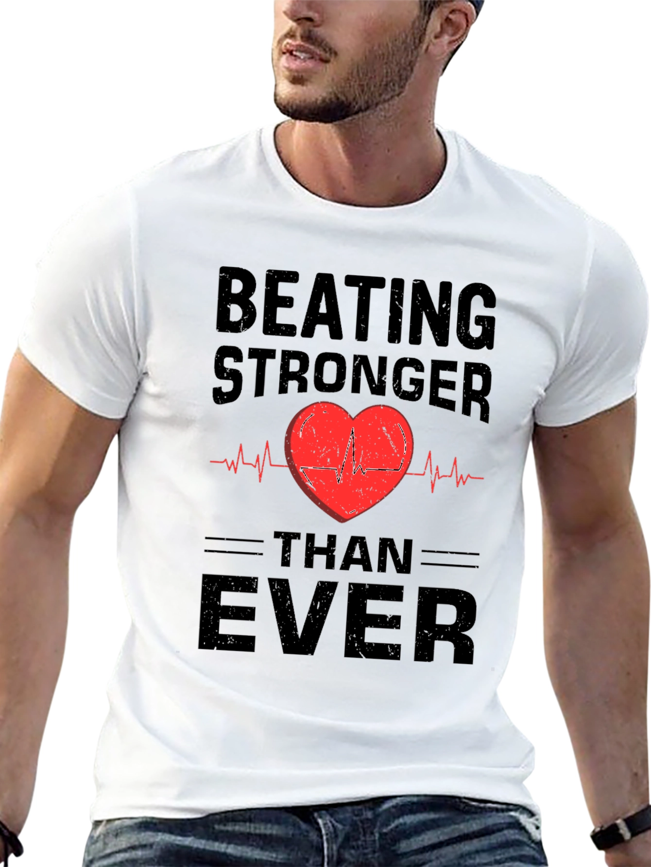 Beating Stronger Than Ever Graphic T-Shirt