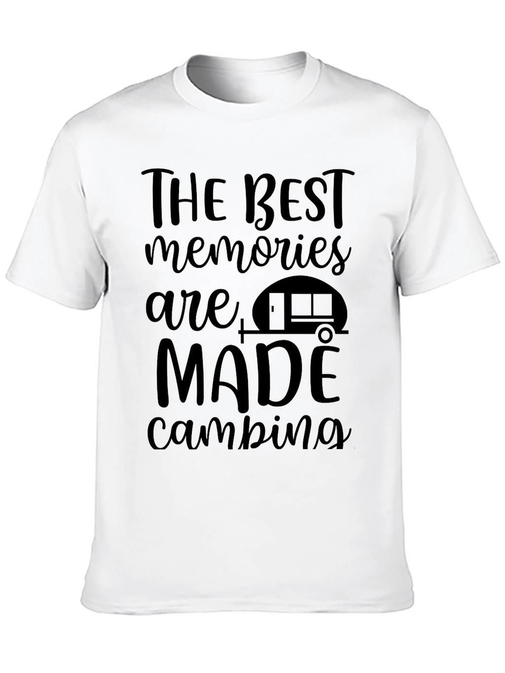 Camping Memories Black Graphic Tee