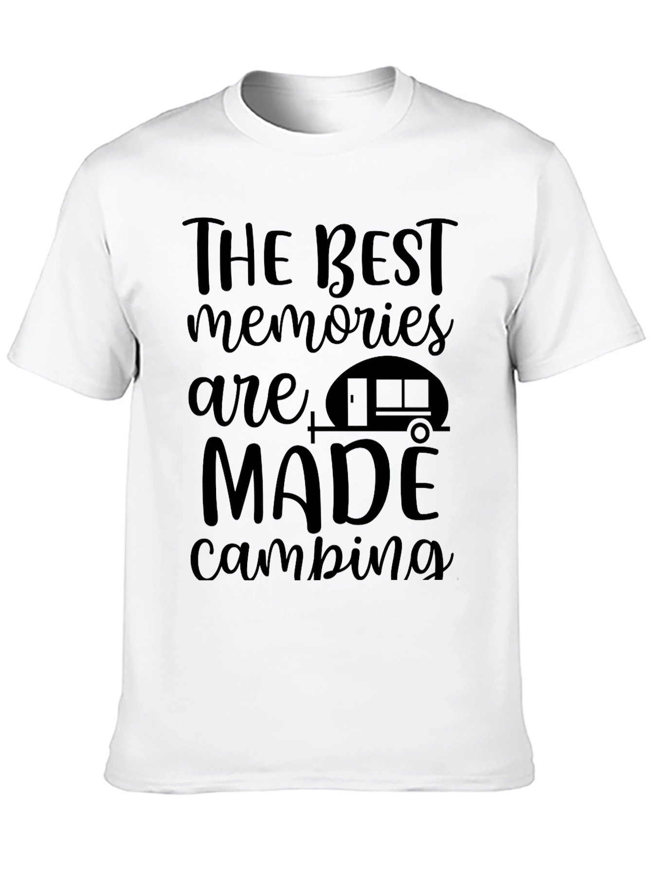 Camping Memories Black Graphic Tee