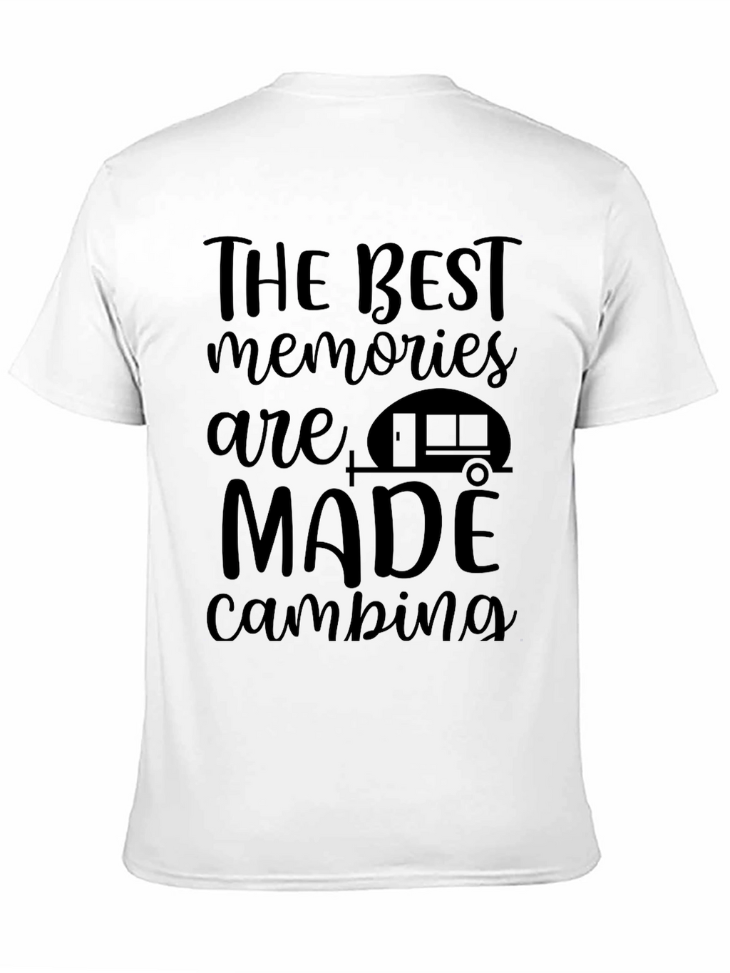 Camping Memories Black Graphic Tee