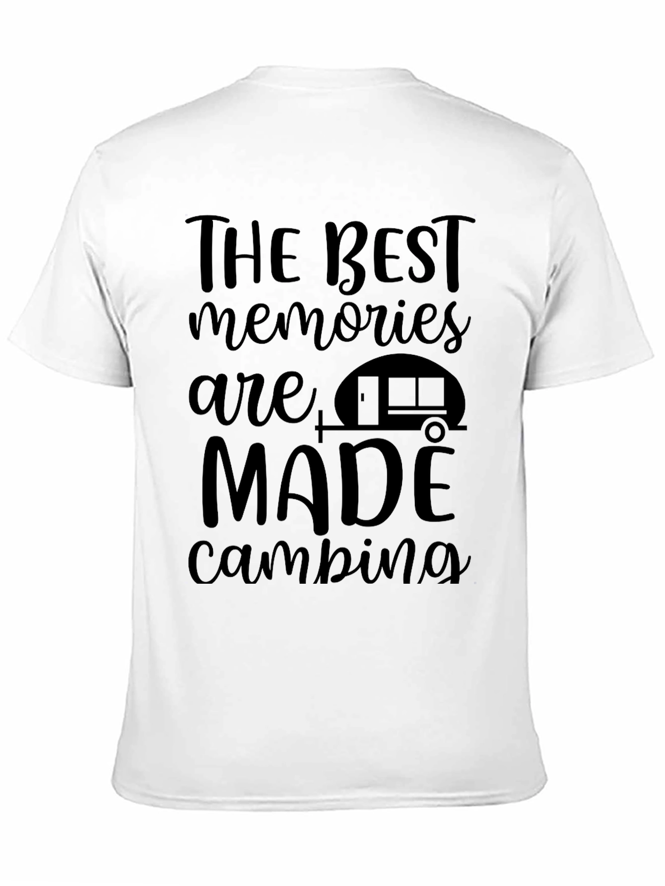 Camping Memories Black Graphic Tee