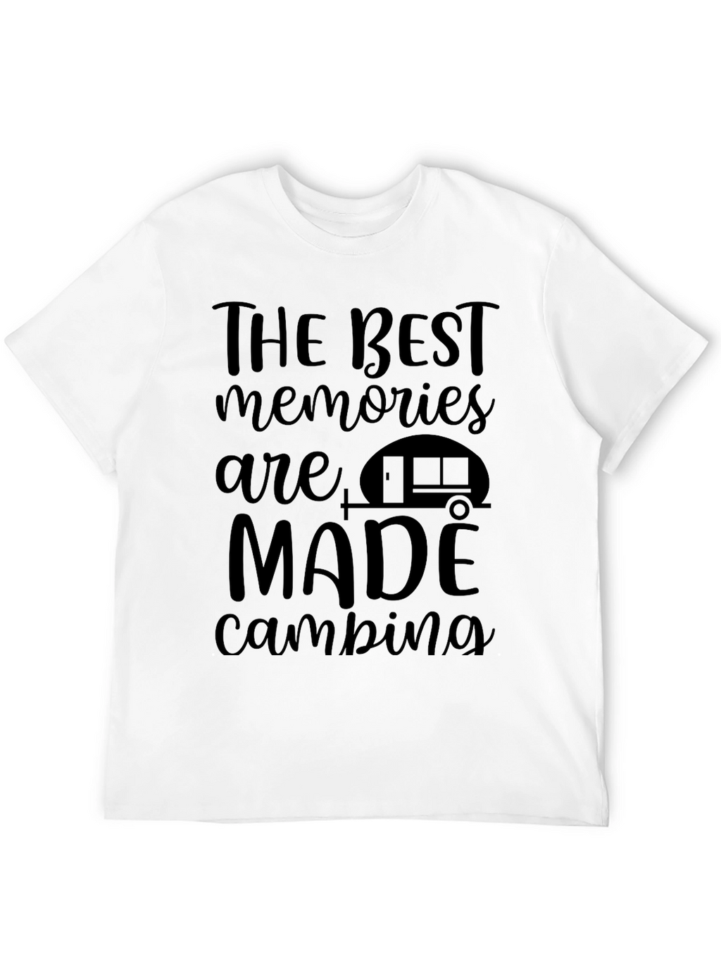 Camping Memories Black Graphic Tee