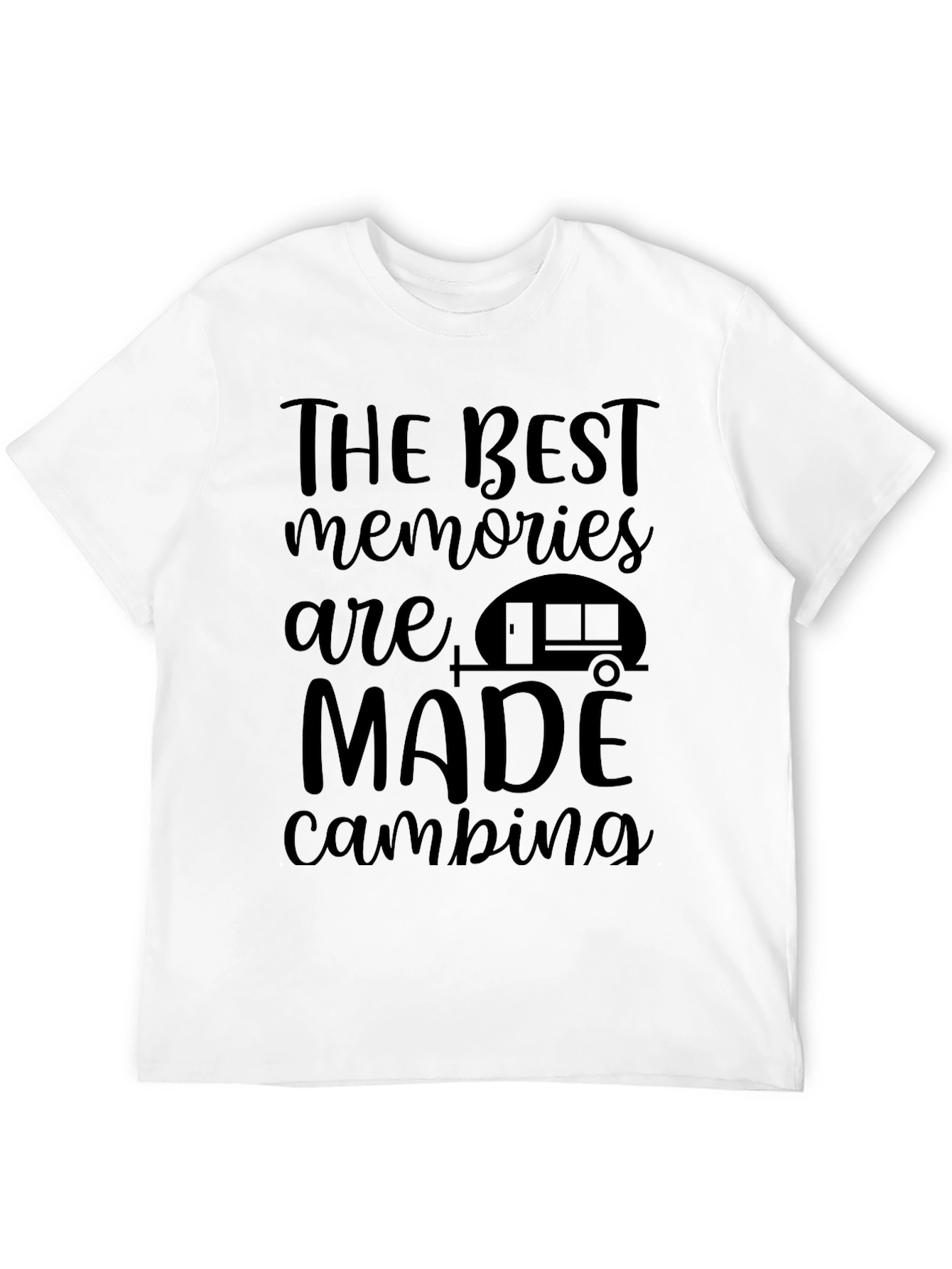 Camping Memories Black Graphic Tee