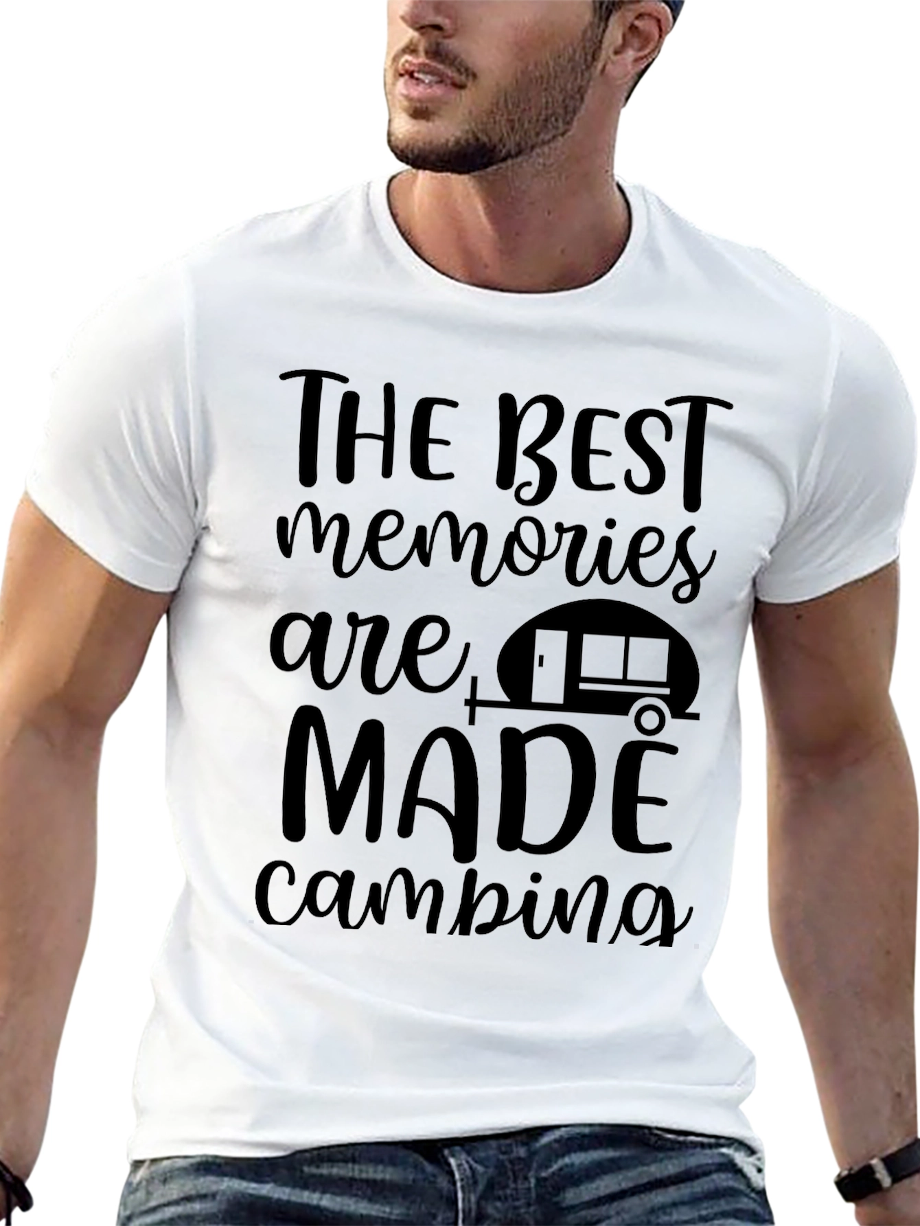 Camping Memories Black Graphic Tee