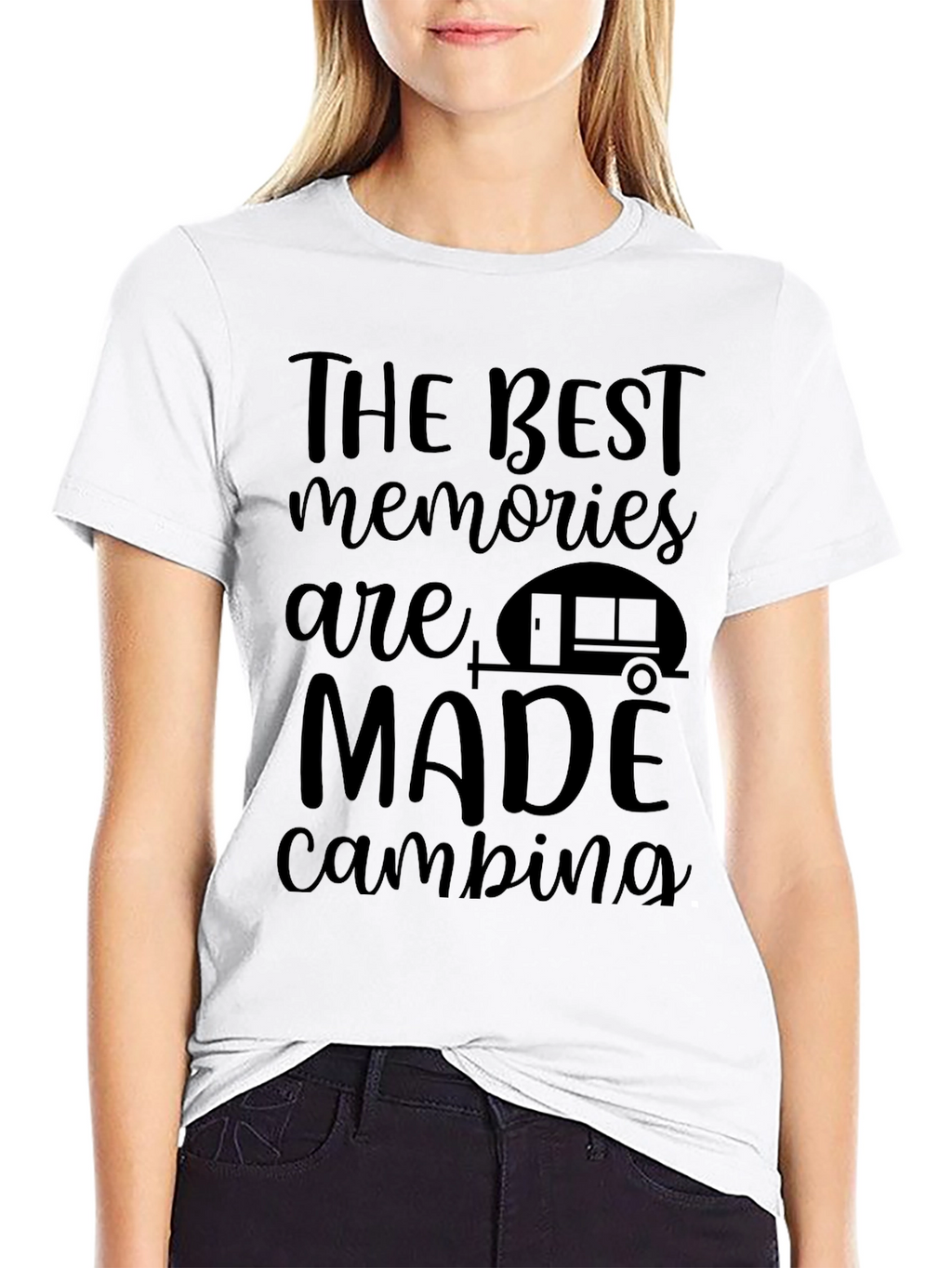 Camping Memories Black Graphic Tee