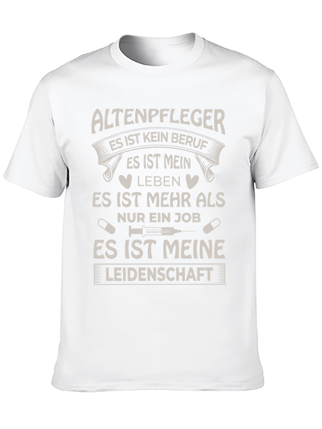 Altenpfleger Leidenschaft Black T-Shirt