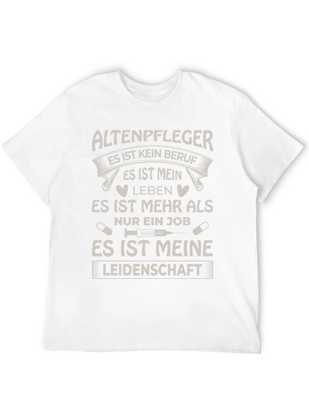Altenpfleger Leidenschaft Black T-Shirt