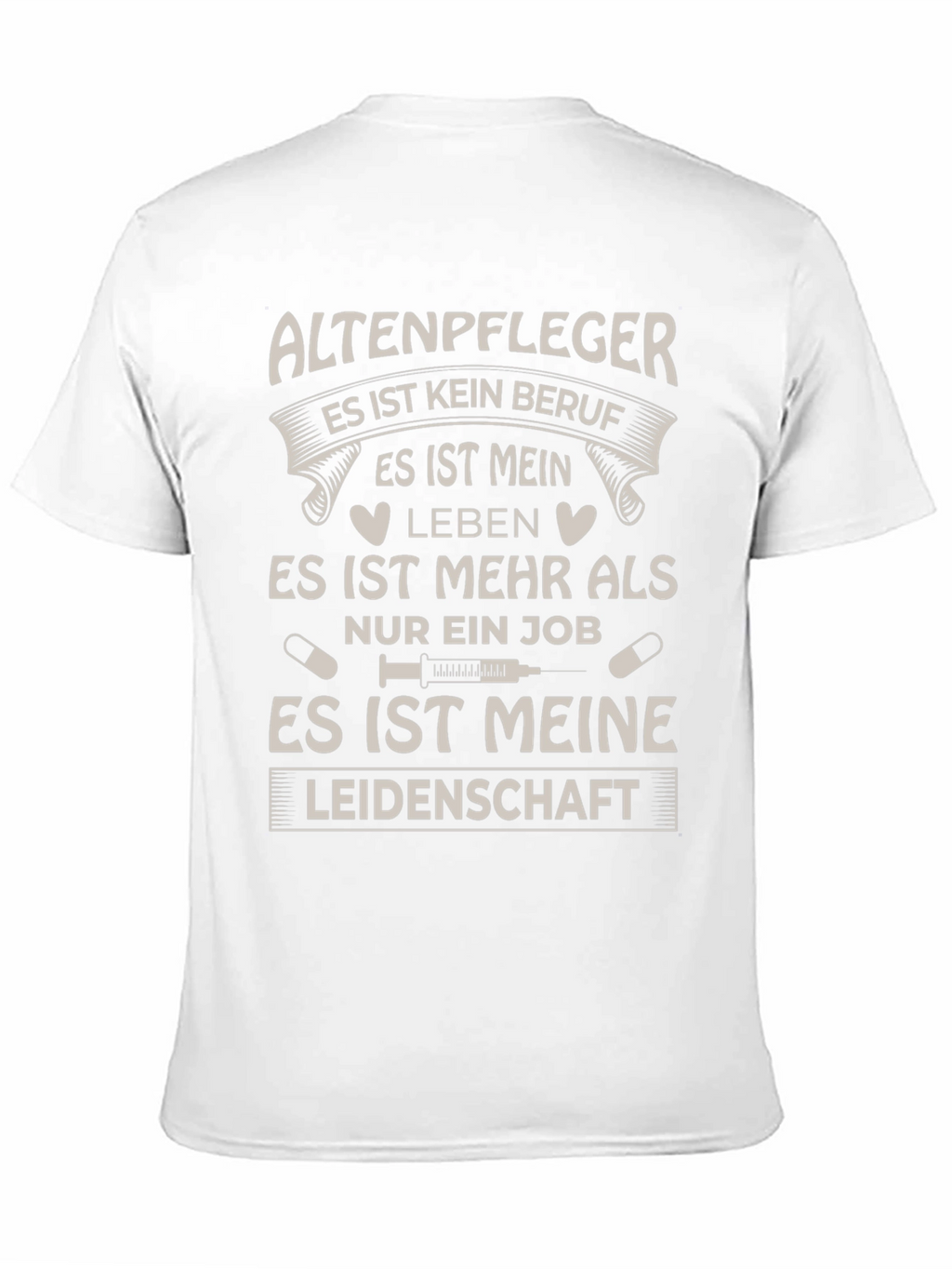 Altenpfleger Leidenschaft Black T-Shirt