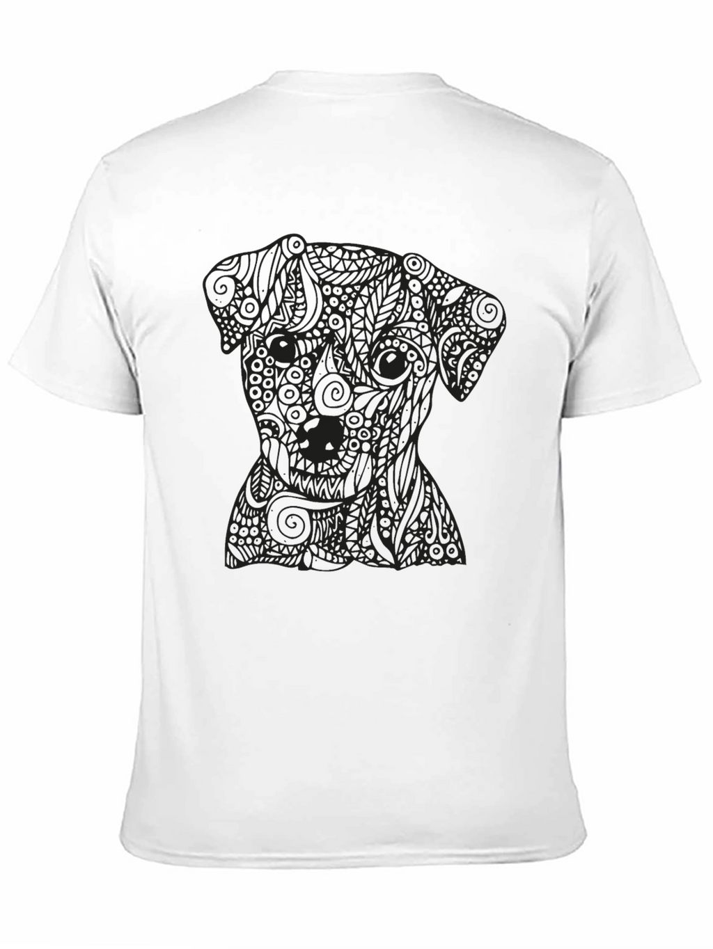 Black Dog Graphic Tee - Stylish Mens T-Shirt