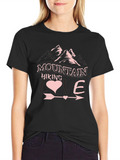 Mountain Hiking Love Graphic Tee