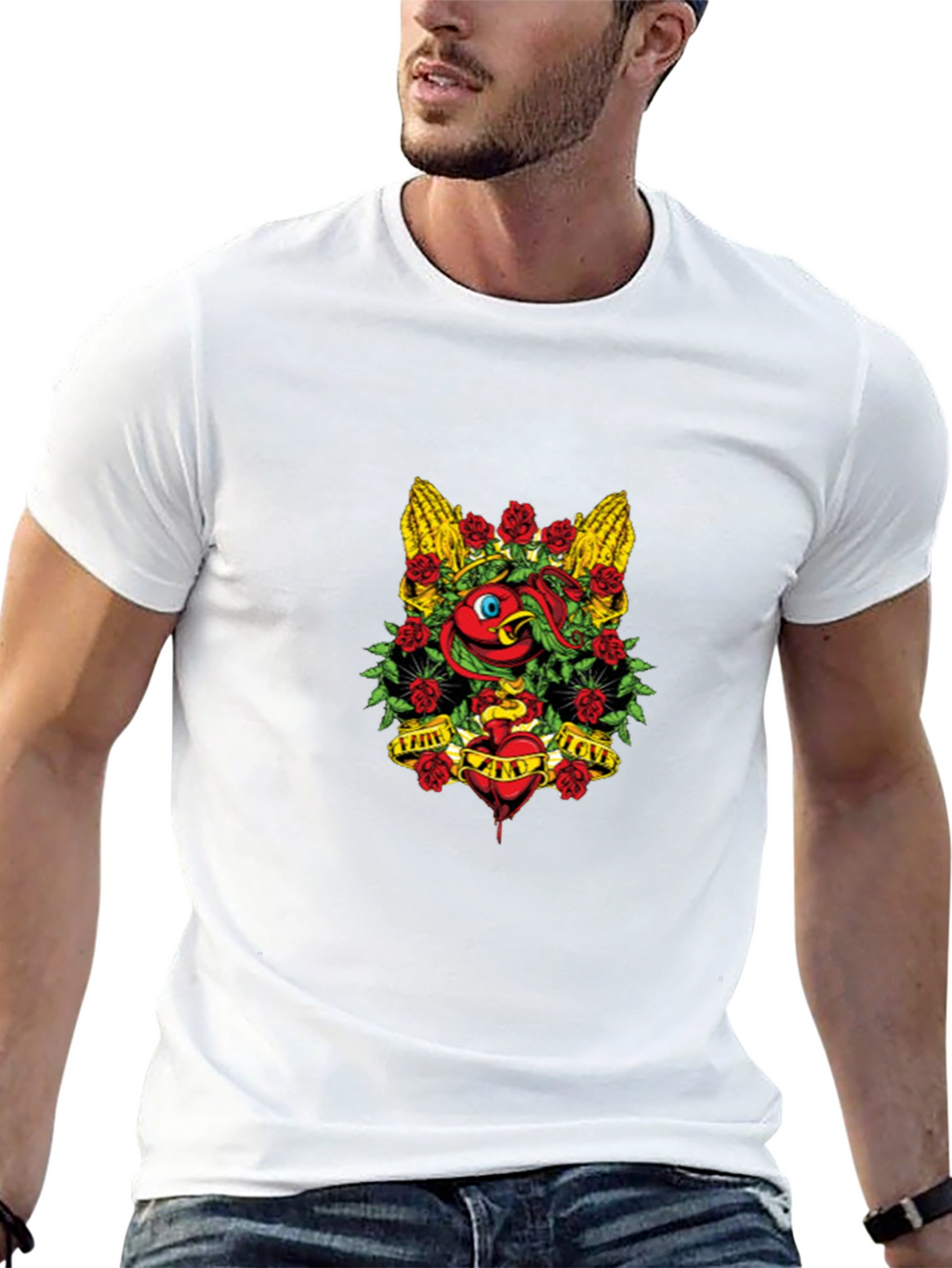 Faith Hope Love Graphic T-Shirt