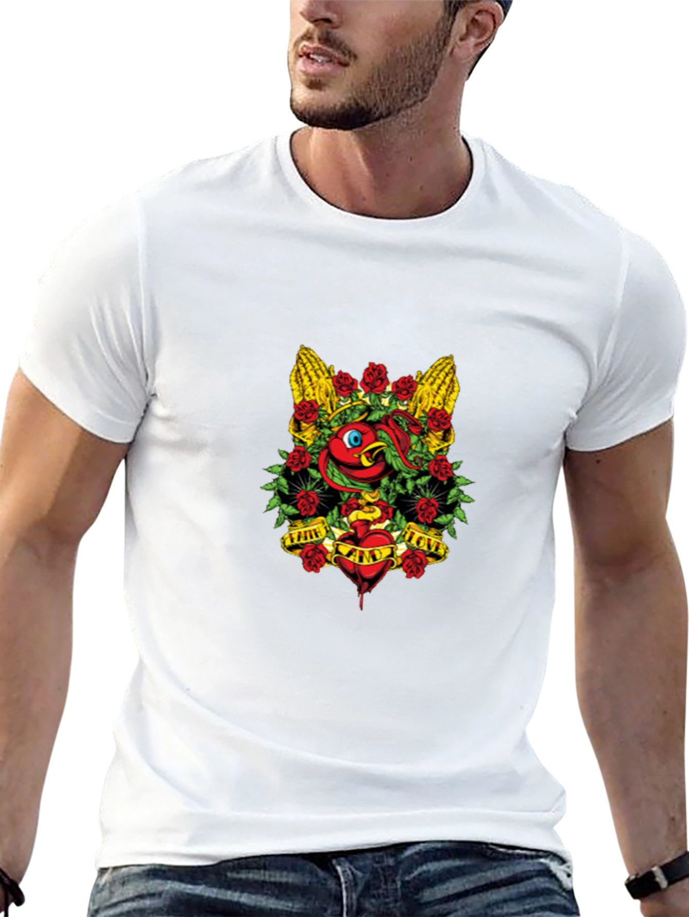 Faith Hope Love Graphic T-Shirt
