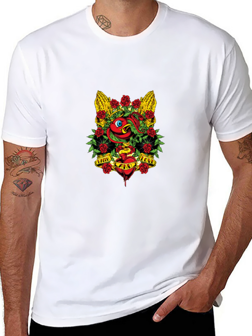 Faith Hope Love Graphic T-Shirt