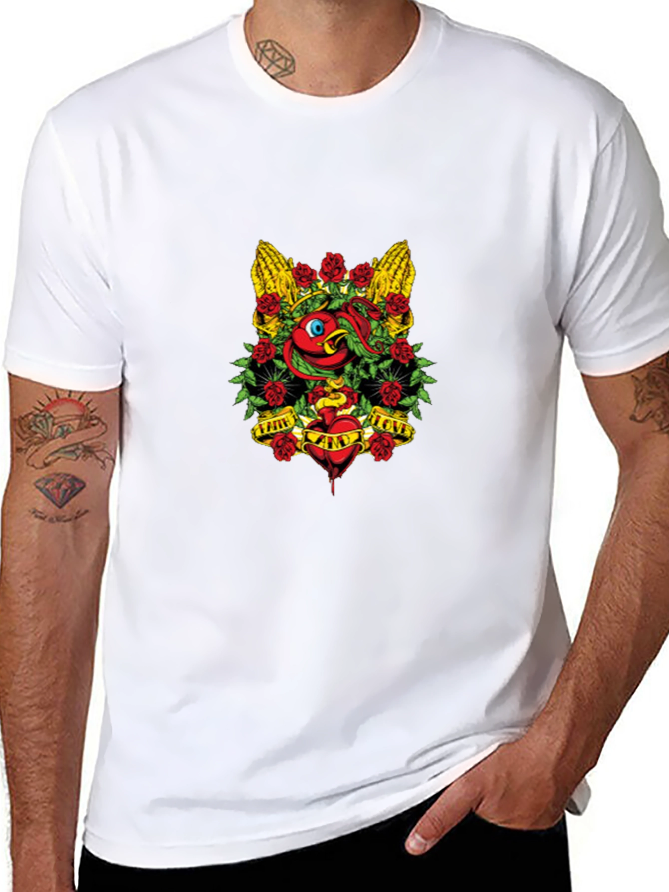 Faith Hope Love Graphic T-Shirt