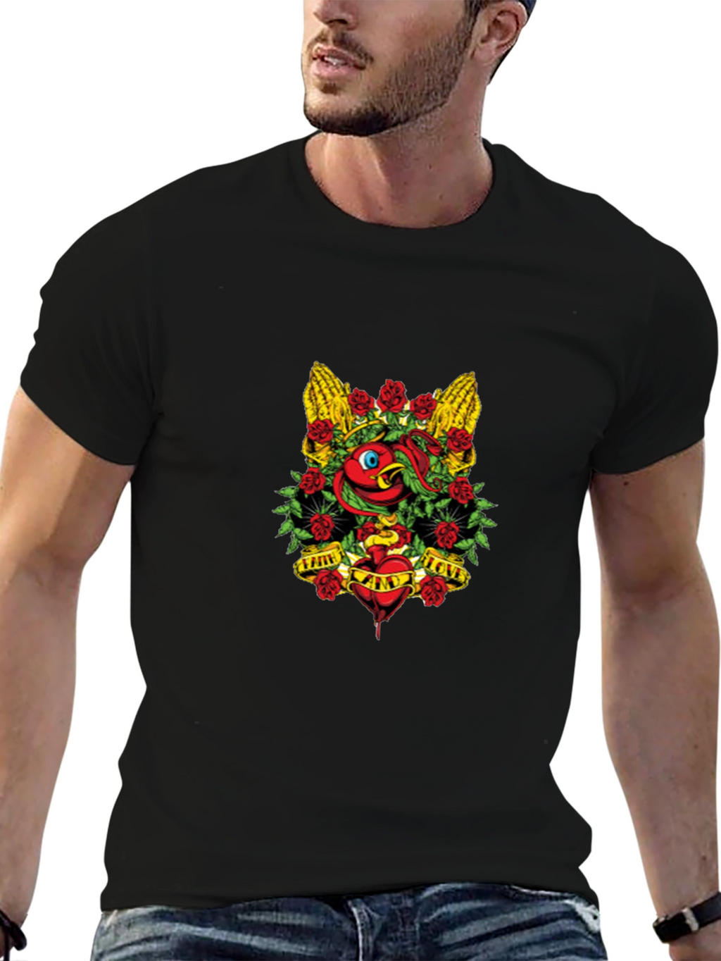 Faith Hope Love Graphic T-Shirt