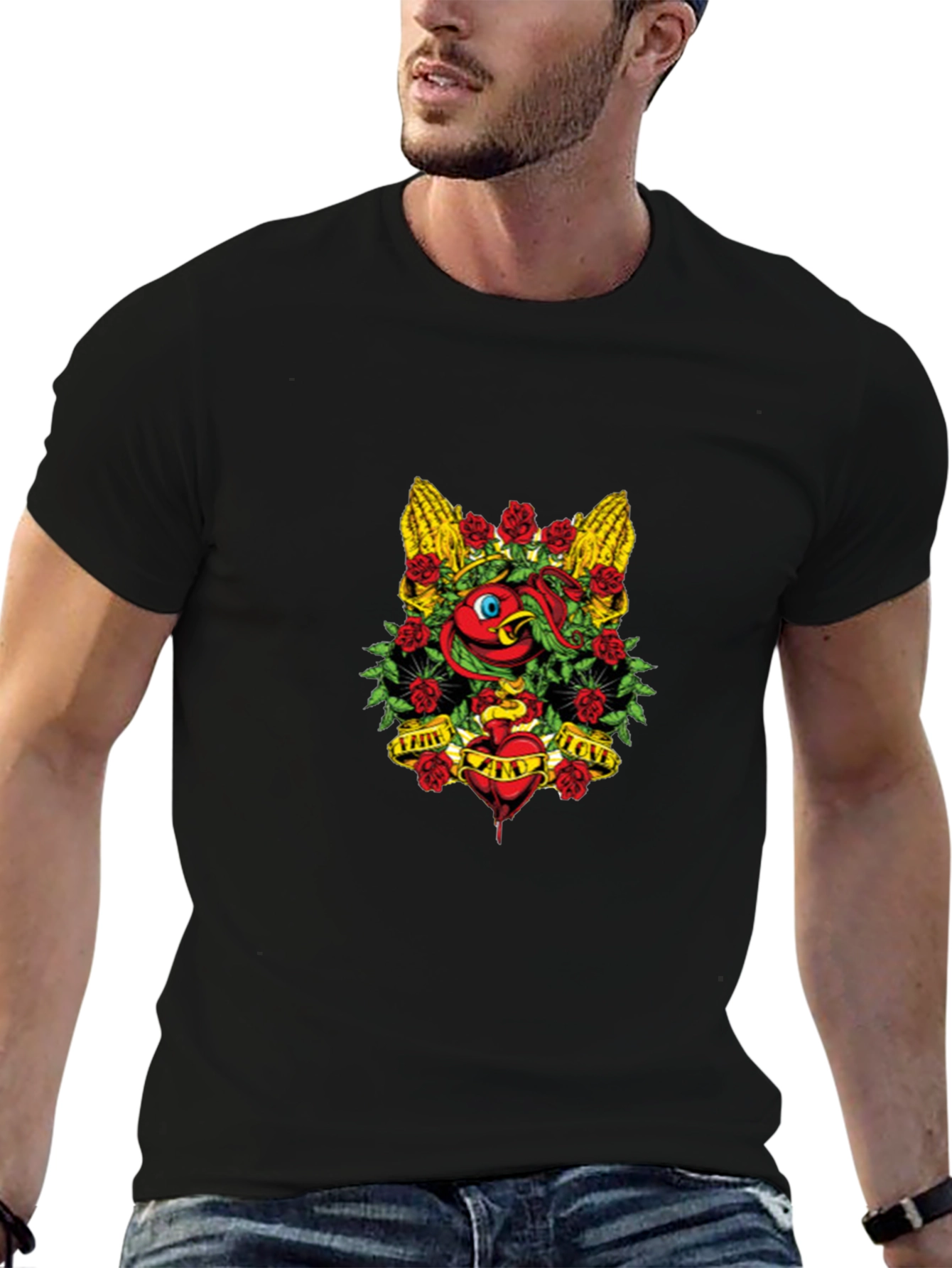 Faith Hope Love Graphic T-Shirt