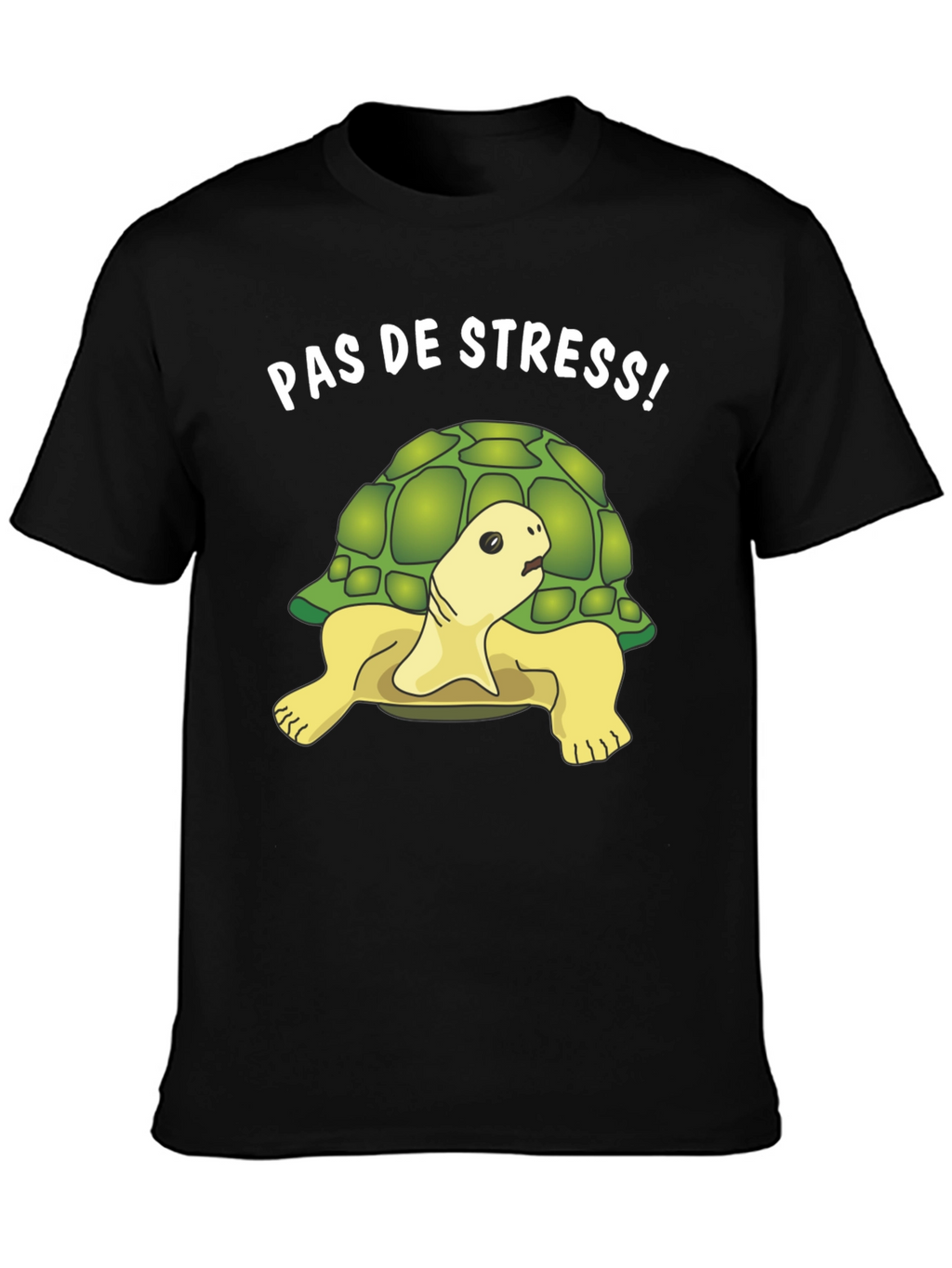 Funny Pas de Stress Turtle T-Shirt