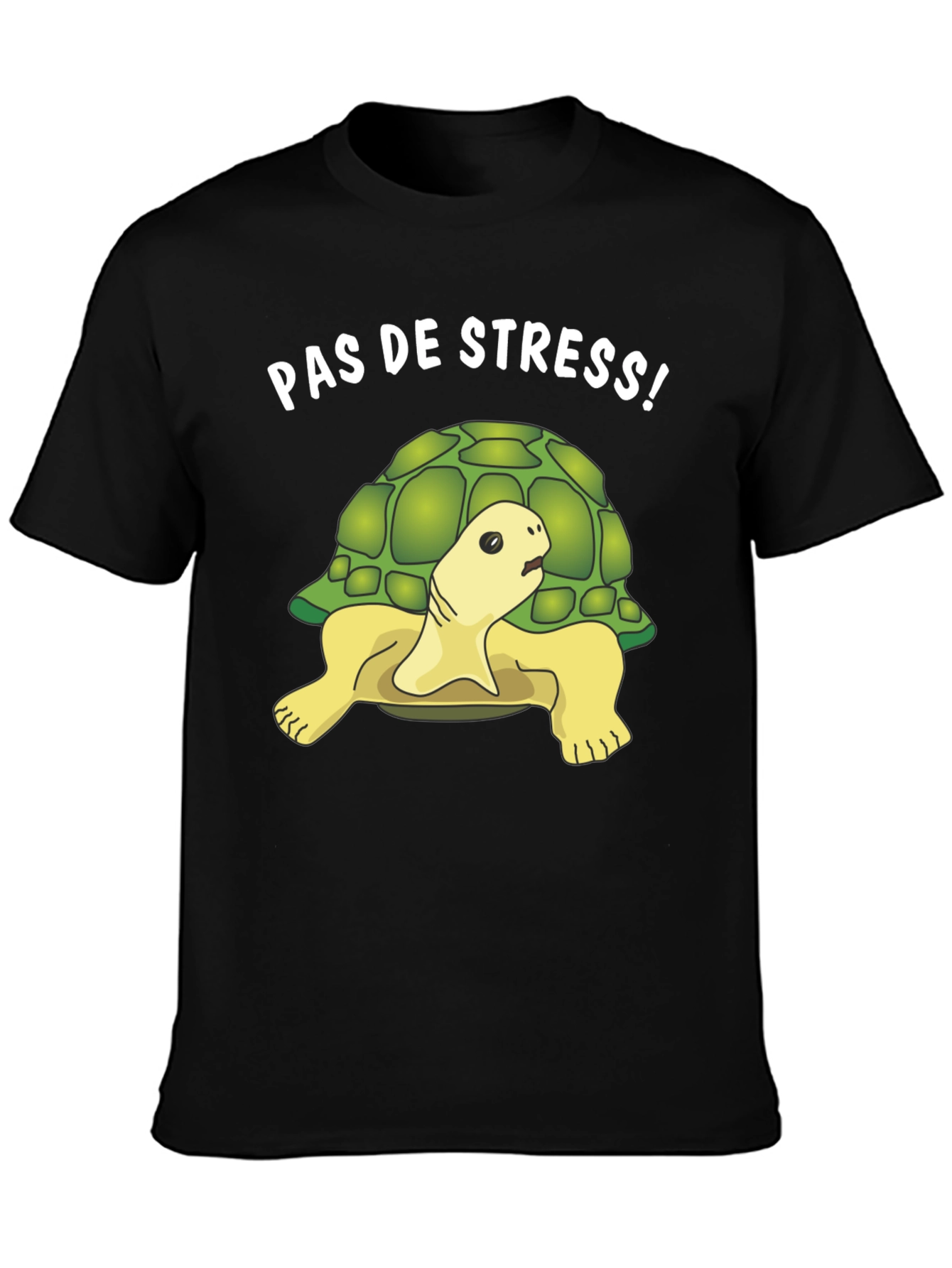 Funny Pas de Stress Turtle T-Shirt