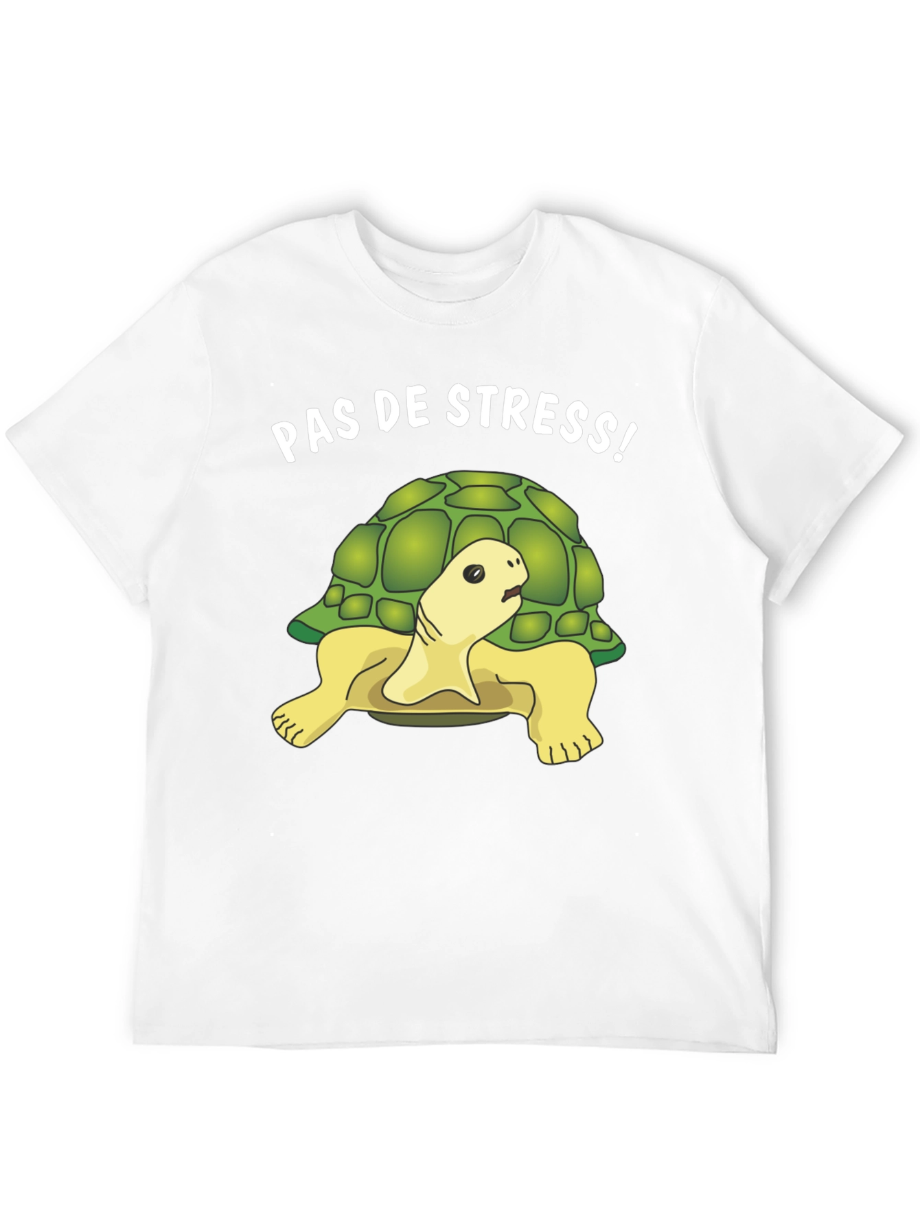 Funny Pas de Stress Turtle T-Shirt
