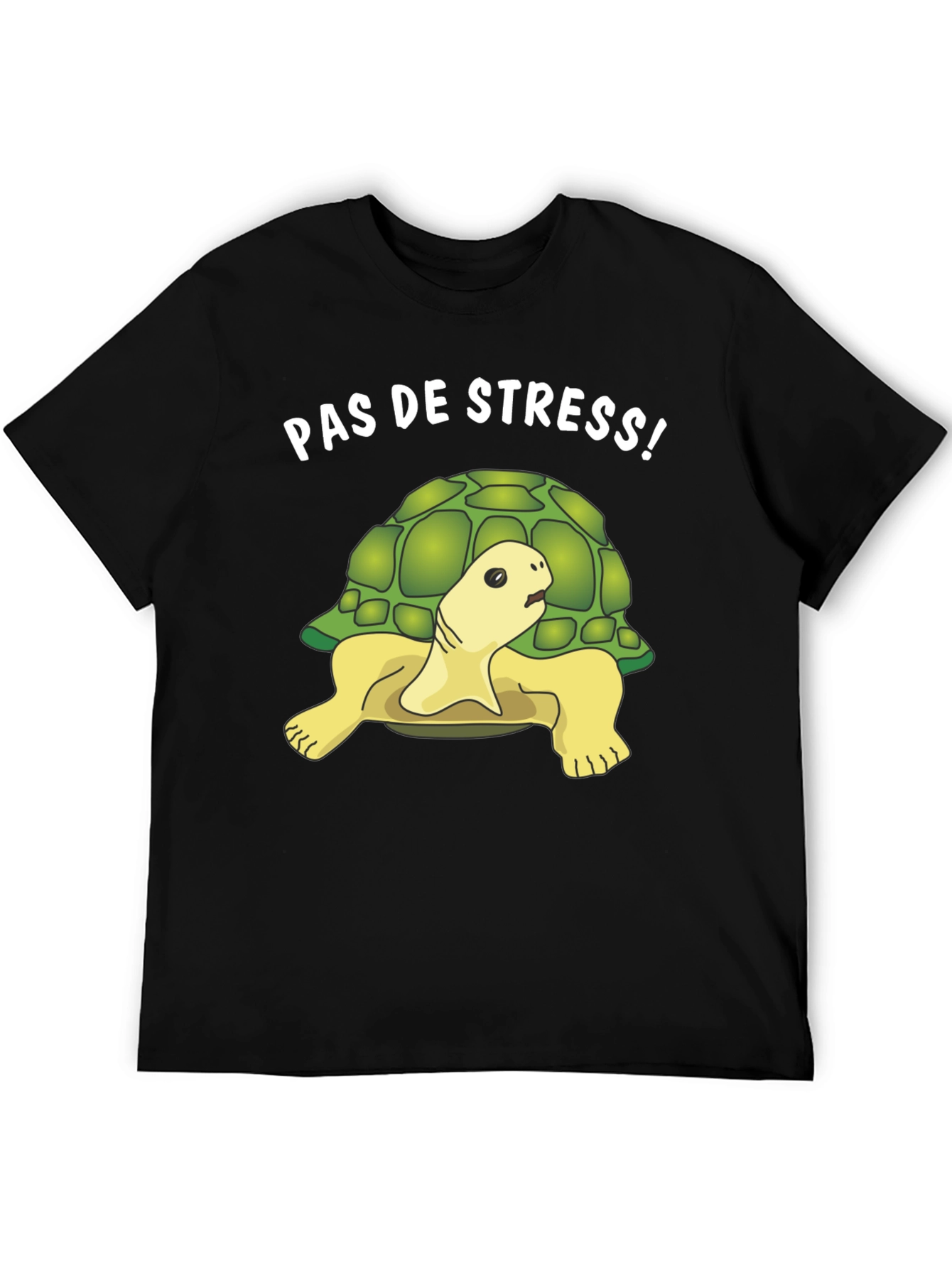 Funny Pas de Stress Turtle T-Shirt