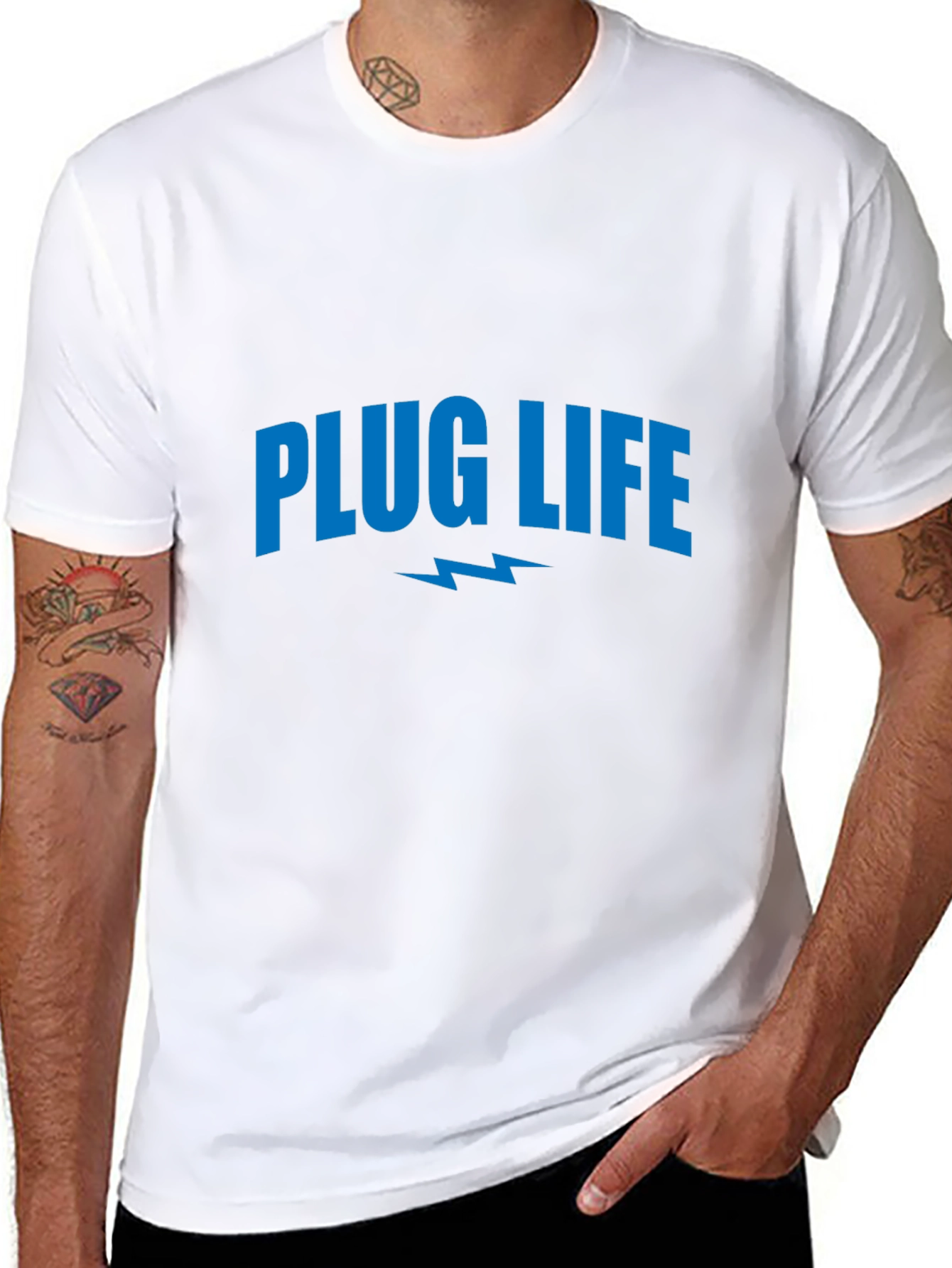 Plug Life Black T-Shirt