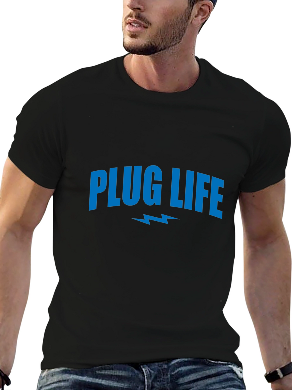 Plug Life Black T-Shirt