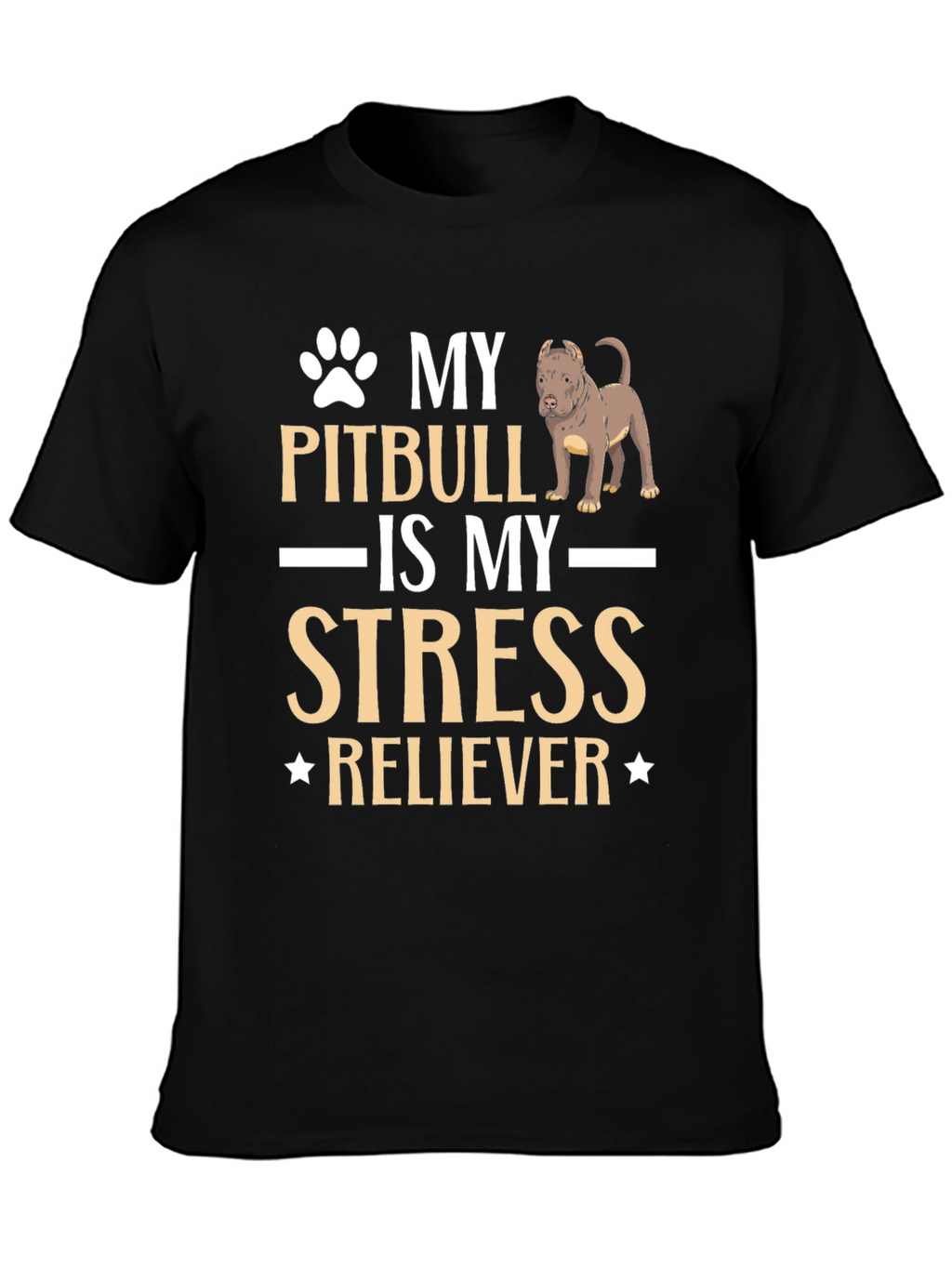 Pitbull Stress Reliever T-Shirt