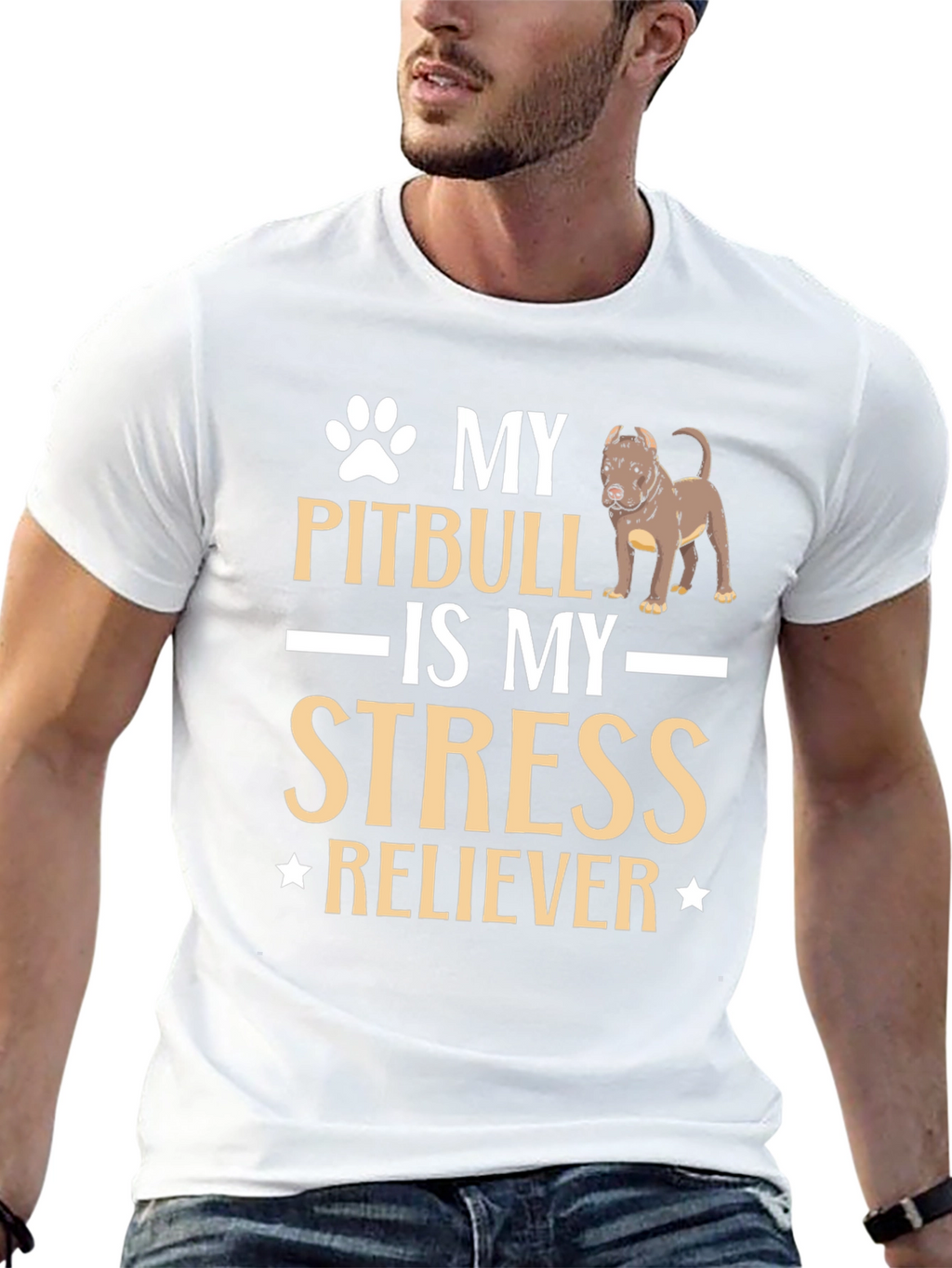 Pitbull Stress Reliever T-Shirt