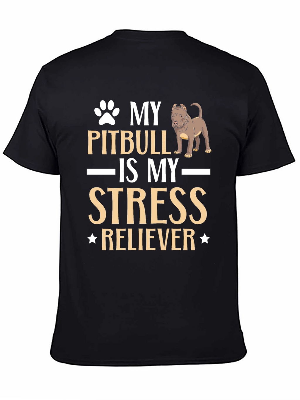 Pitbull Stress Reliever T-Shirt