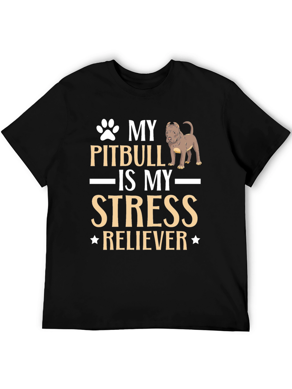 Pitbull Stress Reliever T-Shirt
