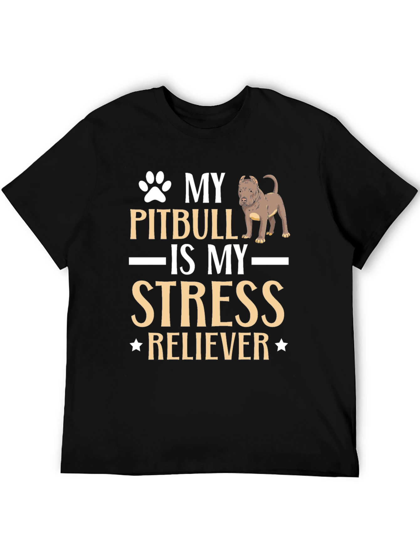 Pitbull Stress Reliever T-Shirt