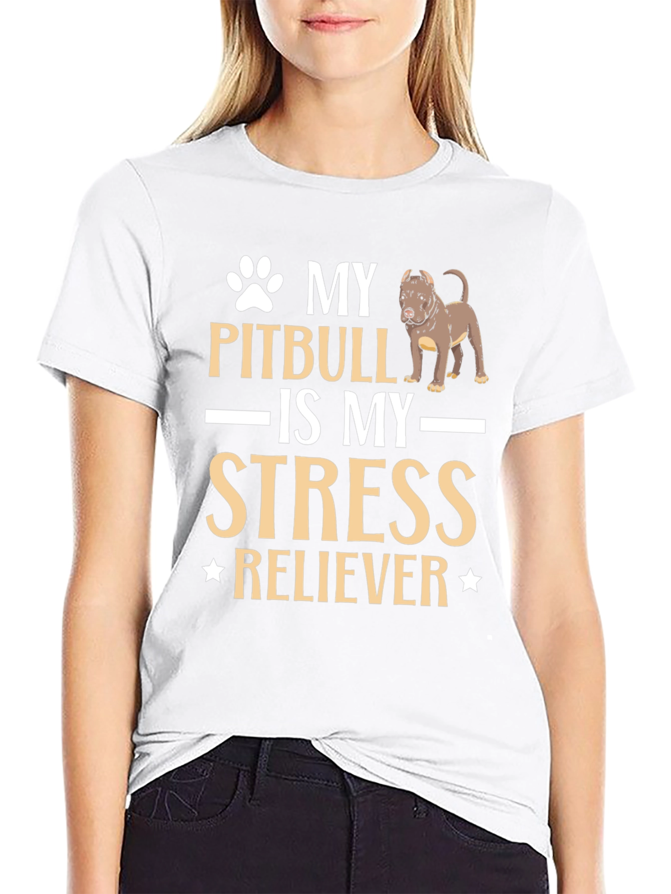 Pitbull Stress Reliever T-Shirt