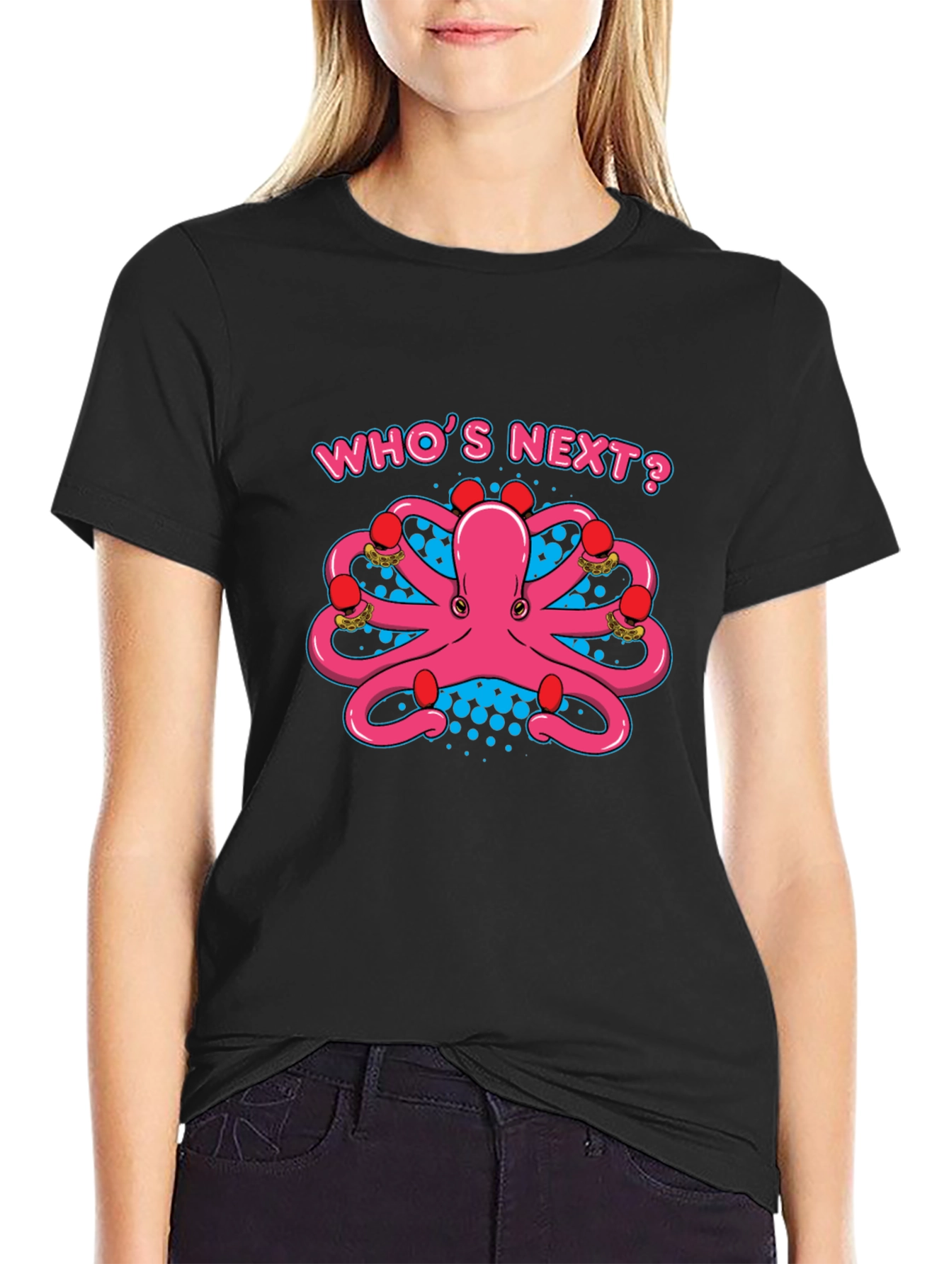 Octopus Boxer T-Shirt: Whos Next? Punchy Style