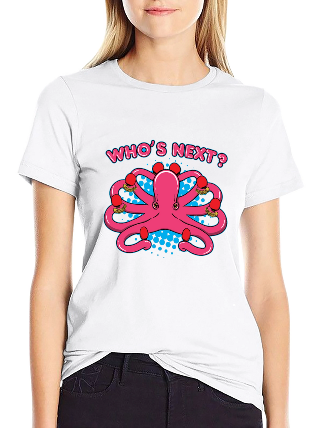 Octopus Boxer T-Shirt: Whos Next? Punchy Style