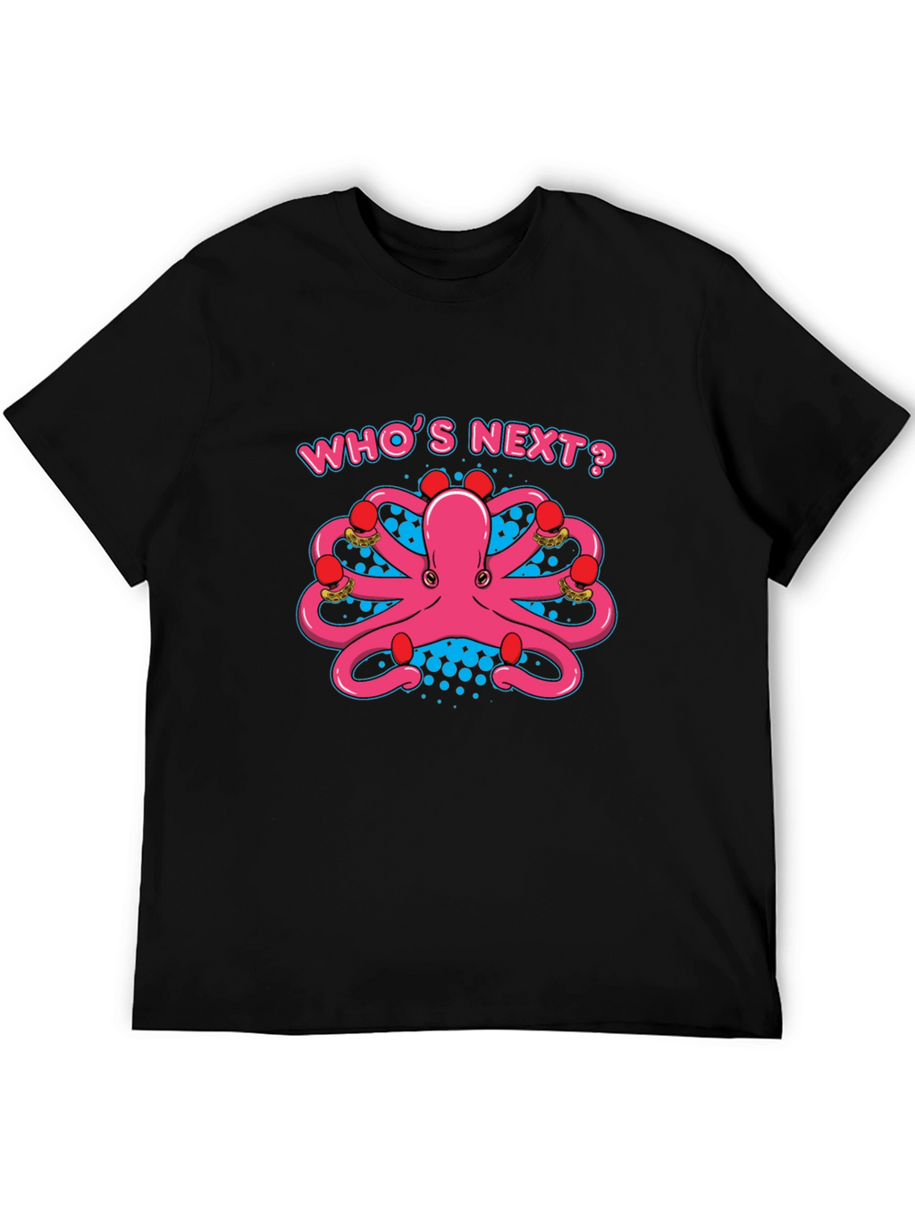 Octopus Boxer T-Shirt: Whos Next? Punchy Style