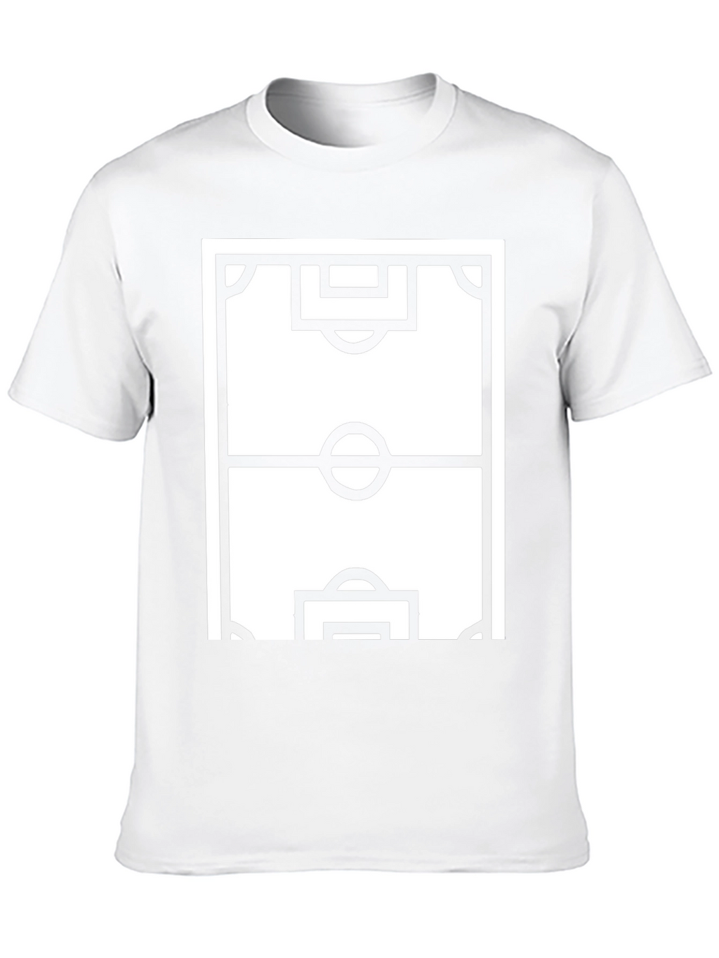 Soccer Field Graphic Tee - Sporty Black T-Shirt