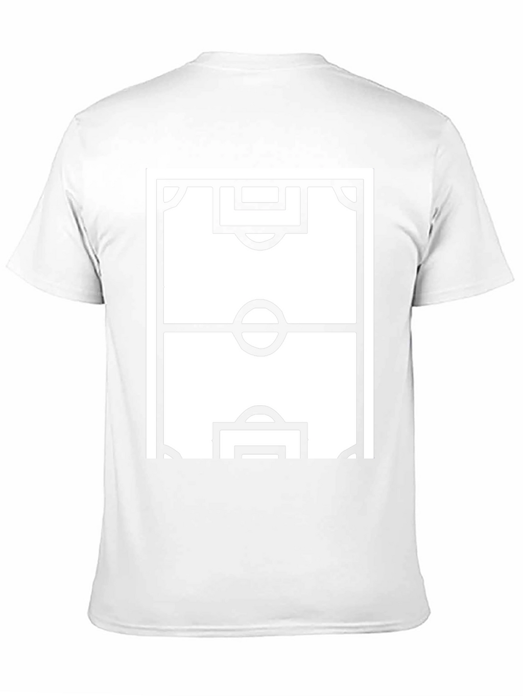 Soccer Field Graphic Tee - Sporty Black T-Shirt