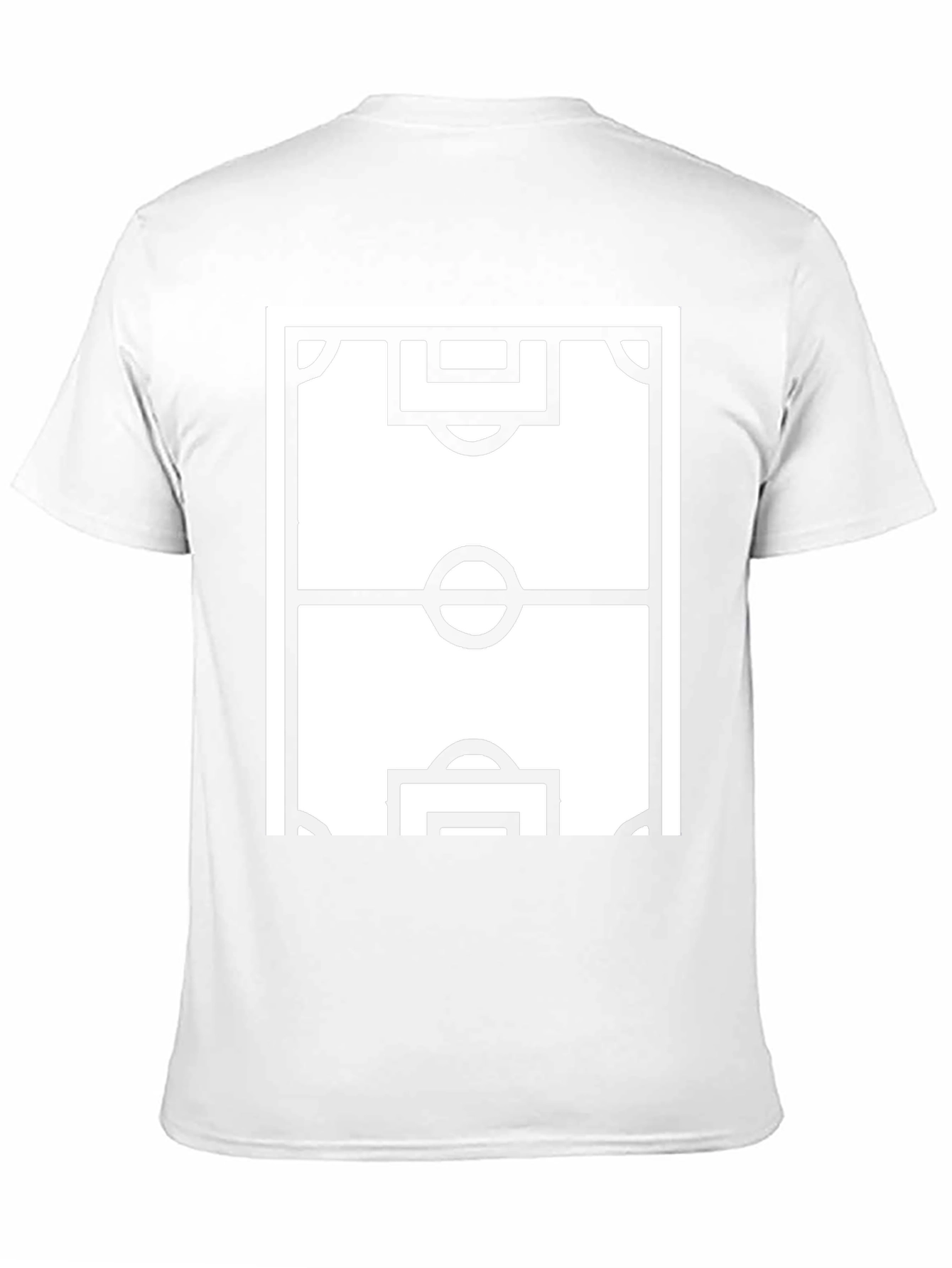 Soccer Field Graphic Tee - Sporty Black T-Shirt