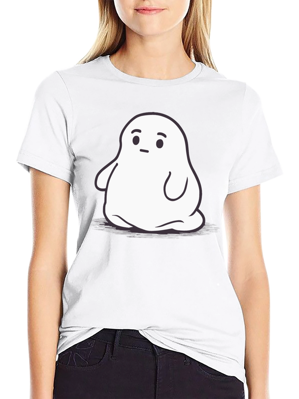 Ghost Graphic Black T-Shirt