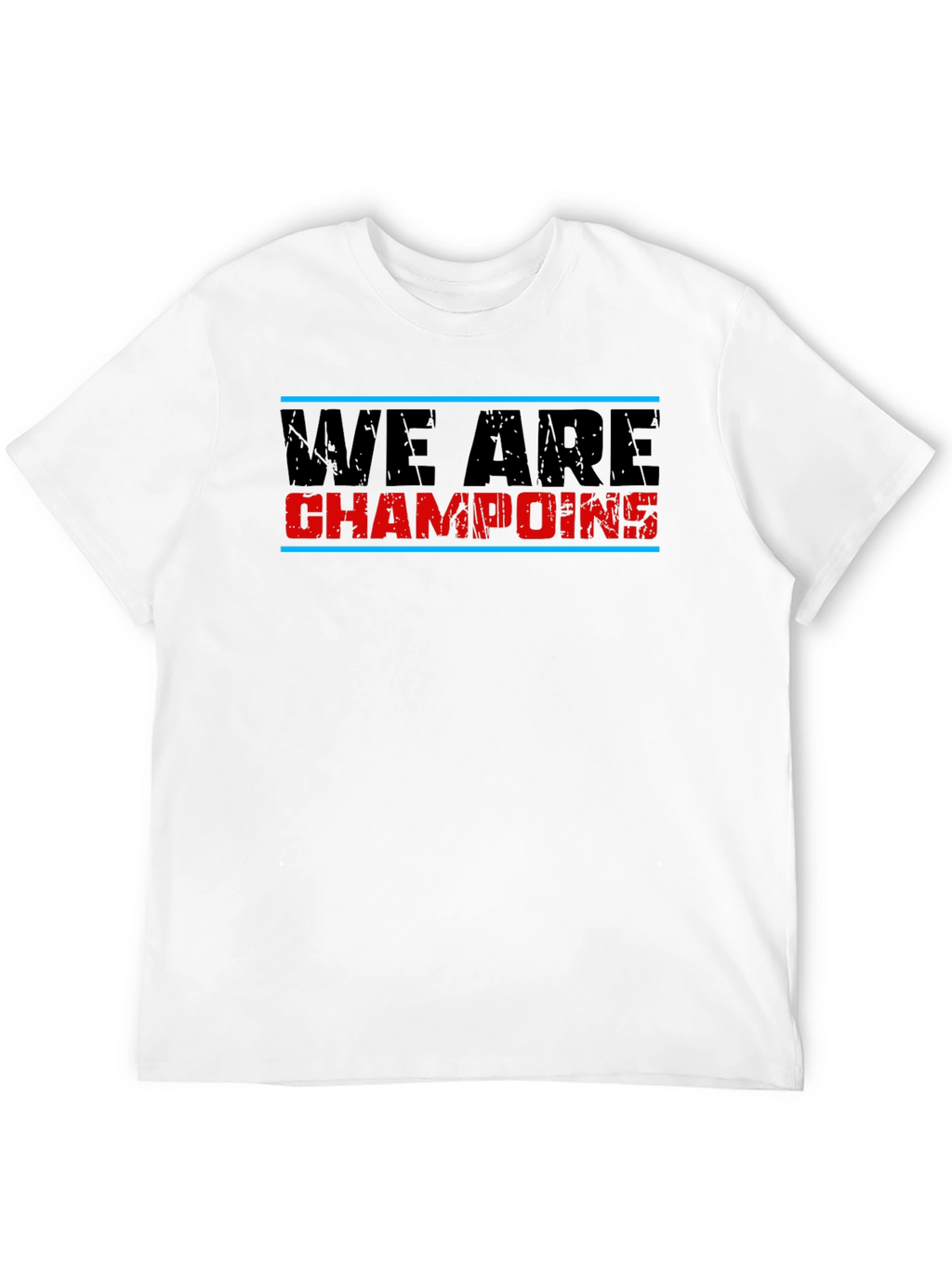 We Are Champoins Graphic T-Shirt - Black