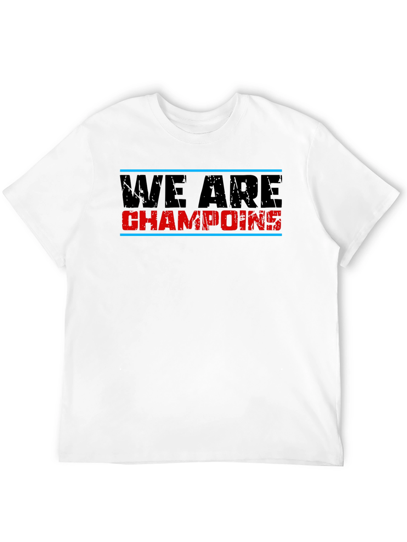 We Are Champoins Graphic T-Shirt - Black