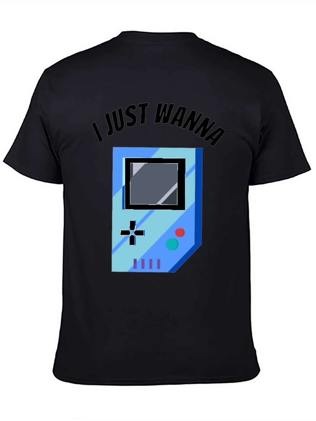 Gamer Graphic Tee - I Just Wanna Play