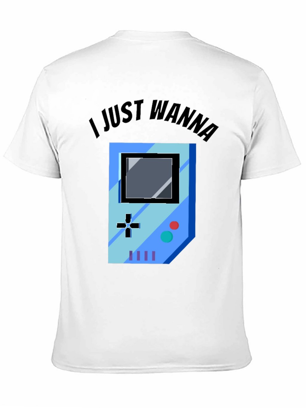 Gamer Graphic Tee - I Just Wanna Play